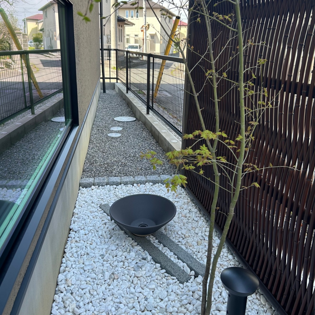 施工事例　庭園　外構　和風