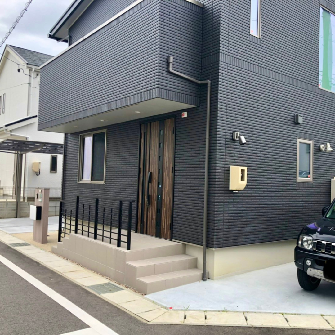 施工事例　アプローチ　外構
