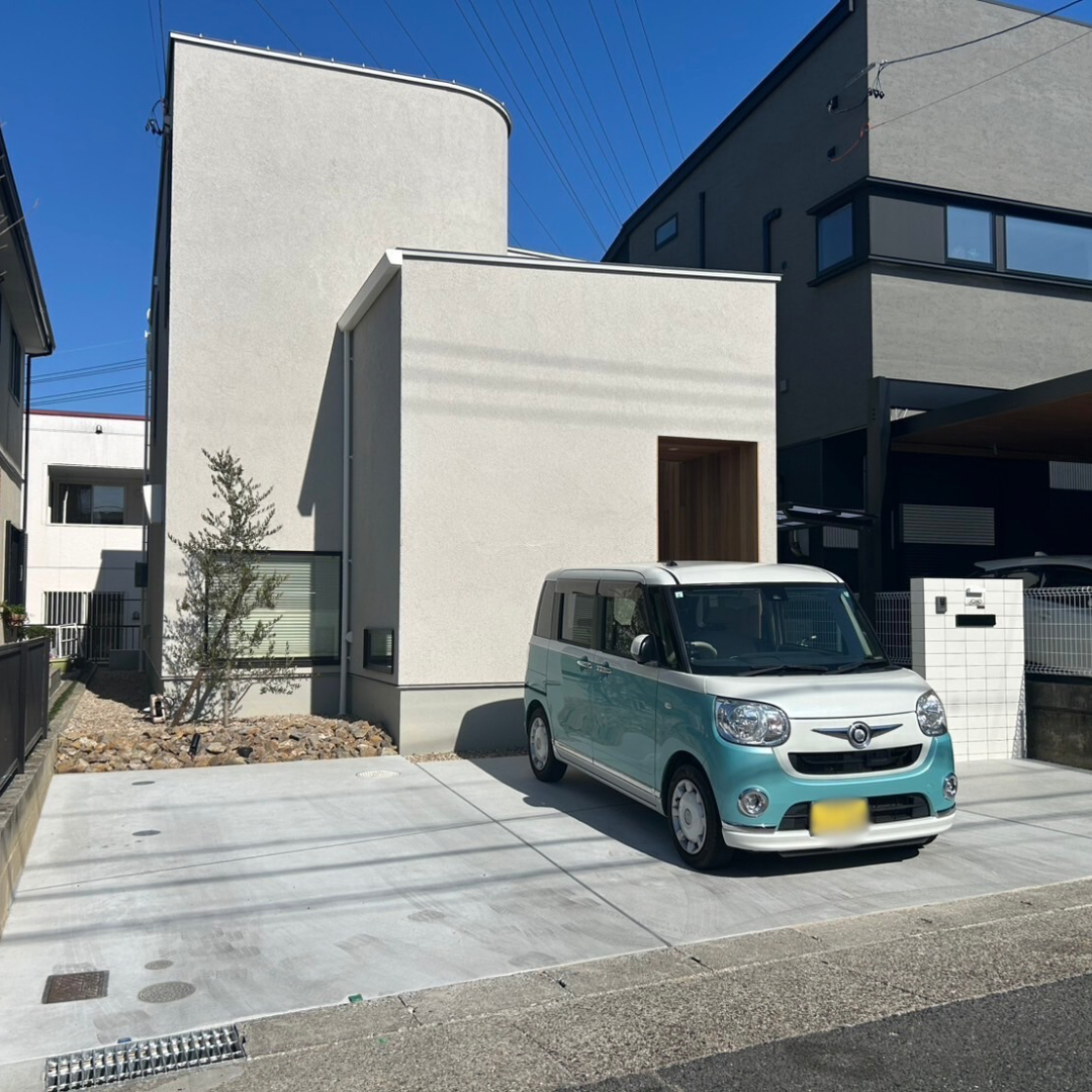 施工事例　シンボルツリー　外構